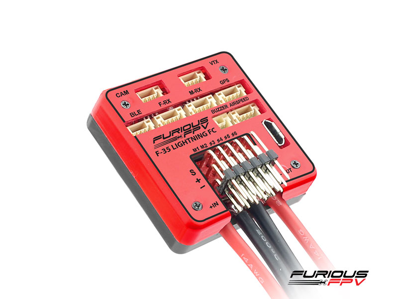 DroneFactory.ch FuriousFPV F35 Lightning Flight Controller + OSD + Current Sensor