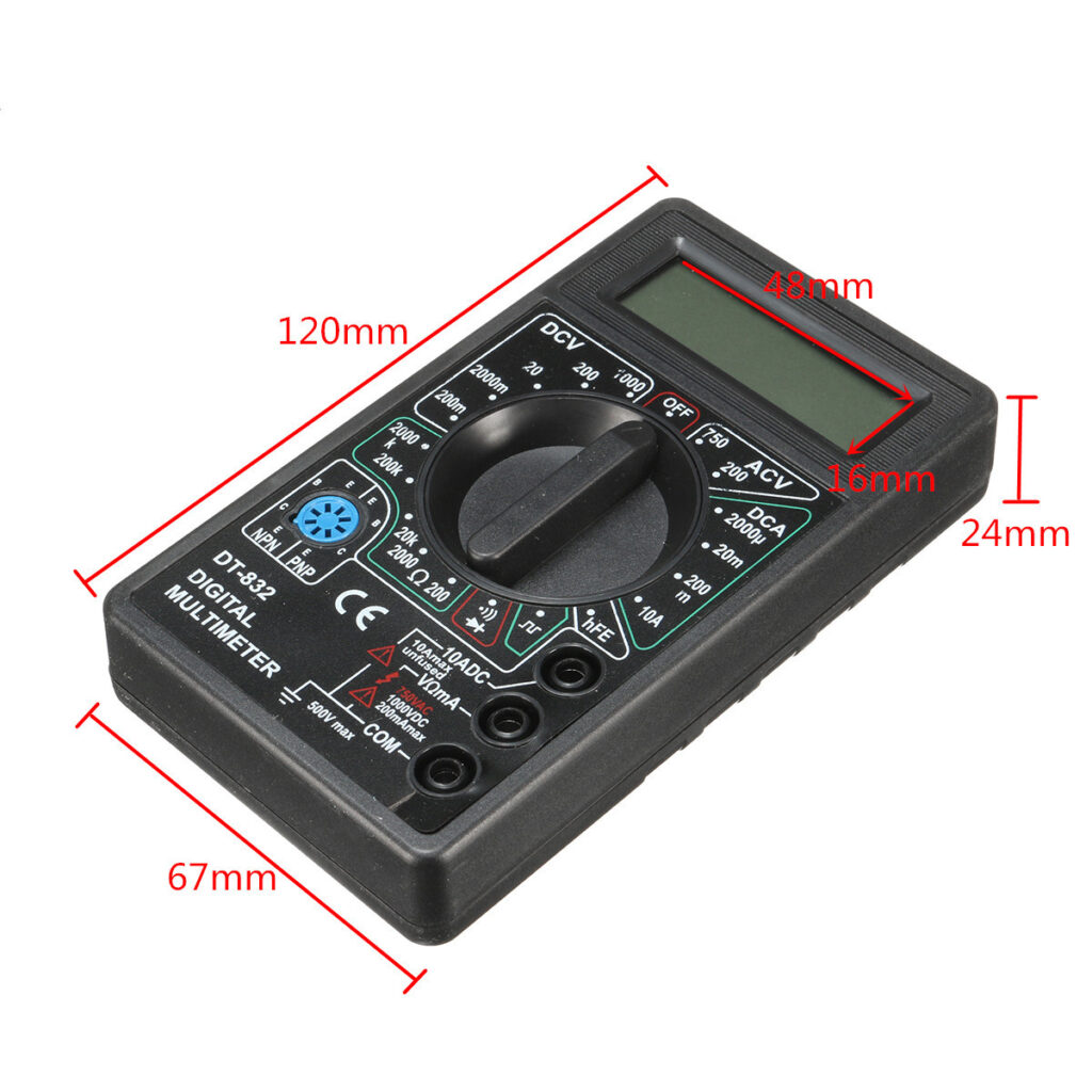 DT832 Multimeter NIU – DroneFactory.ch