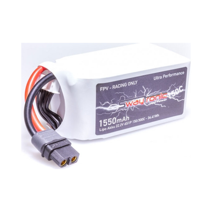 Produktbild: Sway-FPV LiPo 6S 1550mAh 150C XT60