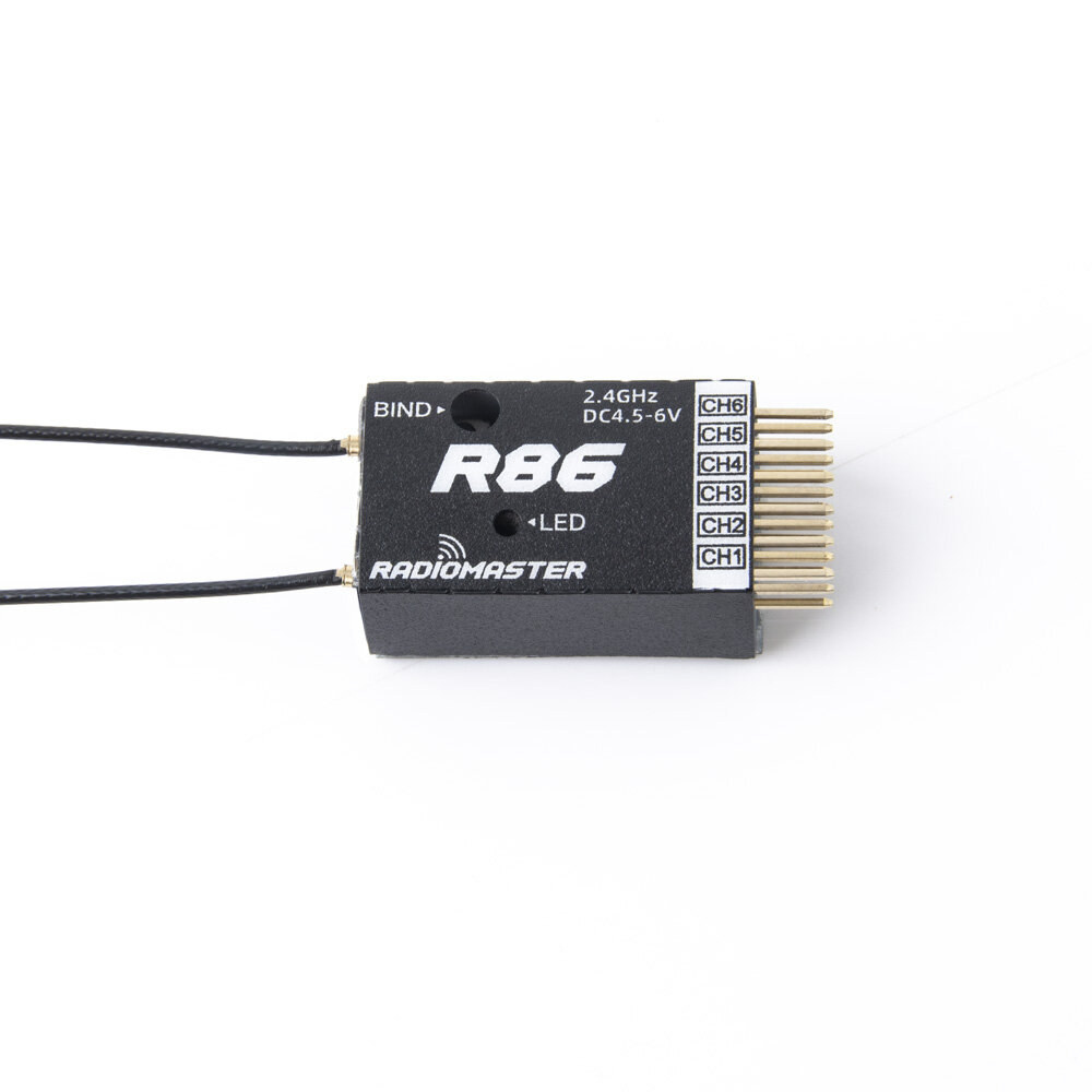RadioMaster RadioMaster R86 - D8 compatible 6 Channel PWM Receiver