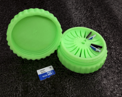 3D-Druck Micro SD Kartenhalter