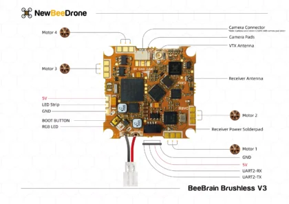 NewBeeDrone BeeBrain BLV3 AIO Flight Controller – Bild 3