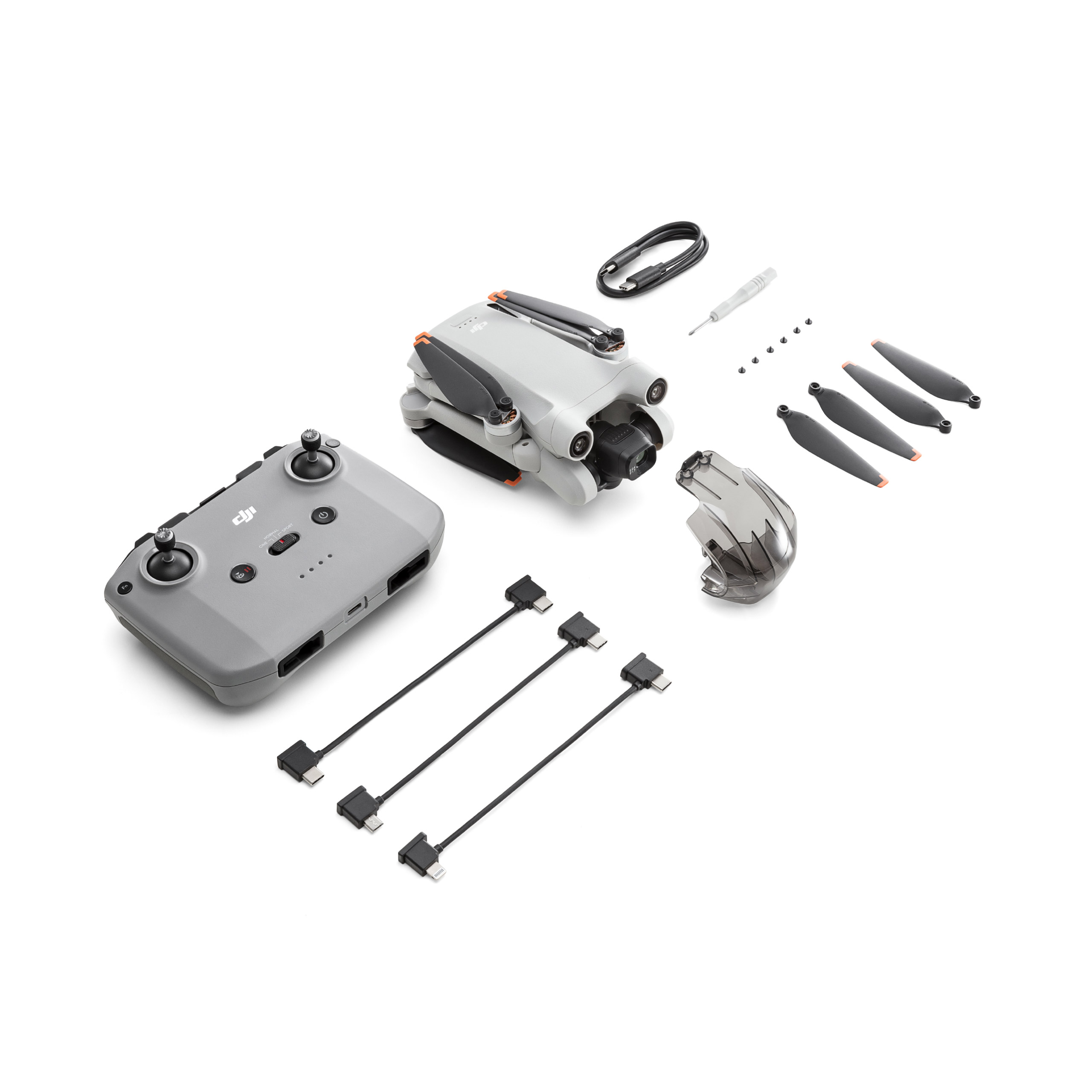 Produktbild: DJI Mini 3 Pro mit DJI RC-N1 Fernsteuerung von DJI