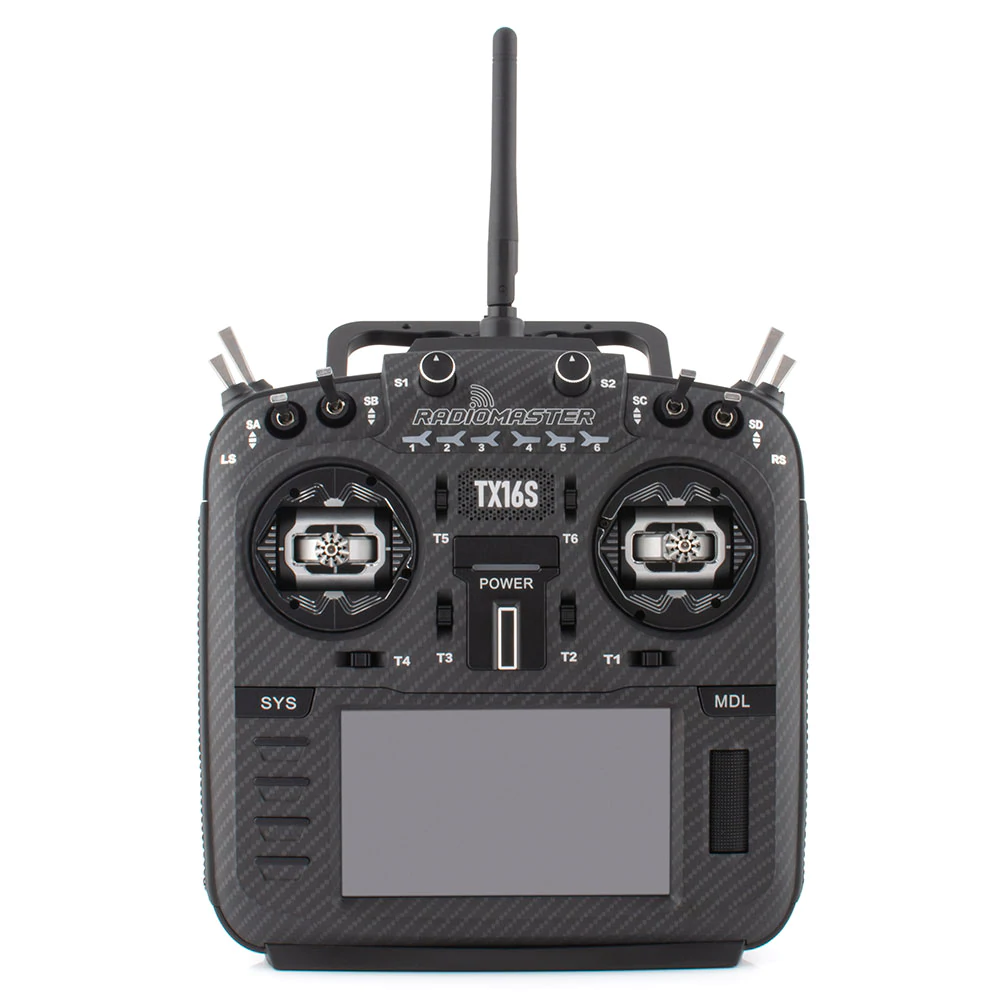 Produktbild: Radiomaster TX16S Mark II Max AG01 Hall Gimbal 4-in-1 Schwarz von RadioMaster