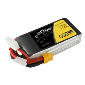 Tattu 650mAh 3S1P 75C 11.1V Lipo mit XT30