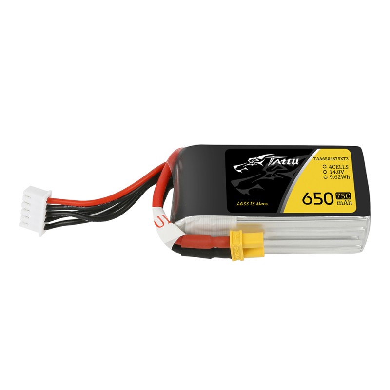 Tattu 650mAh 4S1P 75C 14.8V Lipo mit XT30