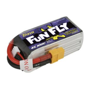 Tattu Funfly Series 1300mAh 14.8V 100C 4S1P Lipo mit XT60