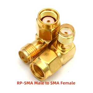 90 Grad RP-SMA Male auf SMA Female