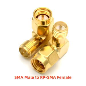 90 Grad SMA Male auf RP-SMA Female