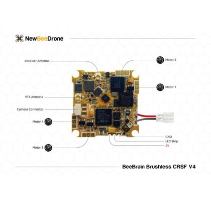 NBD x TBS BeeBrain BLV4 AIO Flight Controller Crossfire – Bild 4
