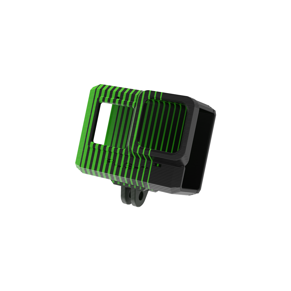 iFlight iFLIGHT TPU Adjustable GoPro Hero 9 Mount (0~40°) Green & Black