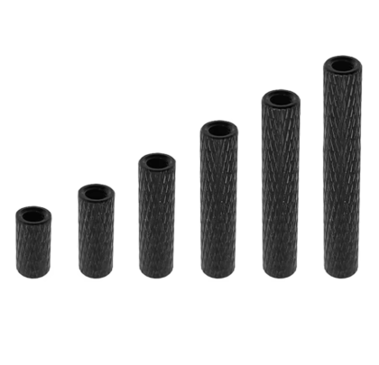 M3 Aluminium Standoff Schwarz Geriffelt 15mm (1Stk.)