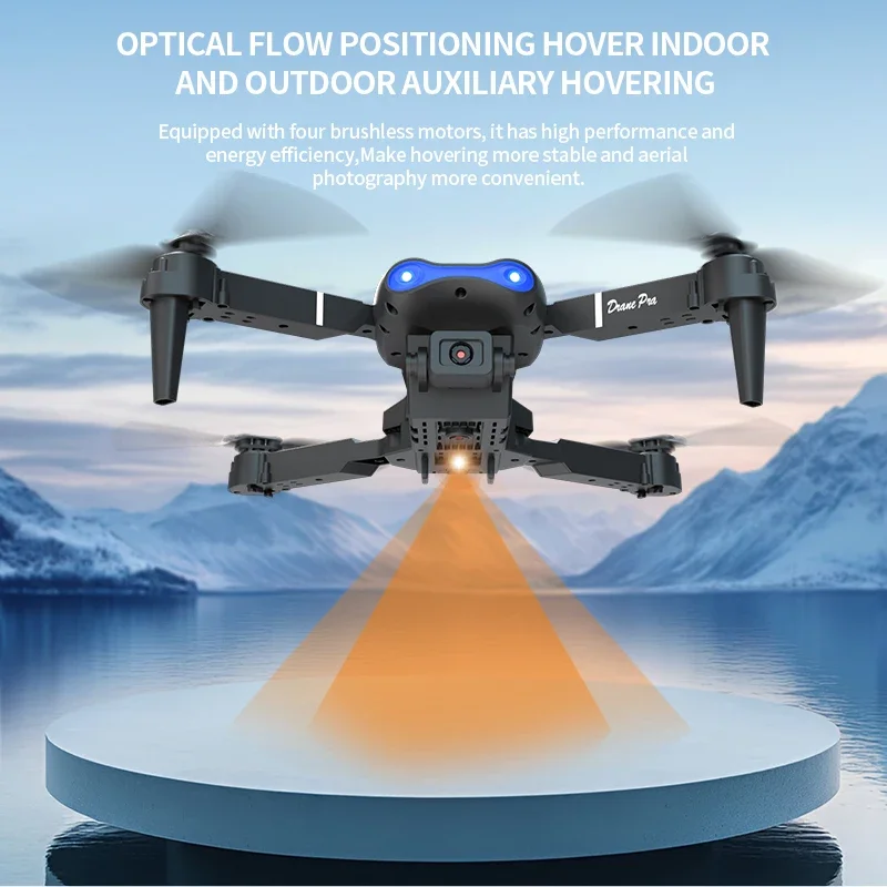 DroneFactory E99 Pro Drohne mit 8K Kamera und Fernsteuerung Schwarz 6