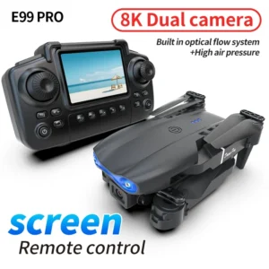 DroneFactory E99 Pro Drohne mit 8K Kamera und Fernsteuerung Schwarz