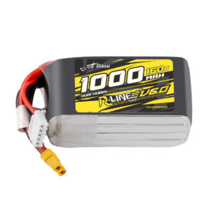 Tattu R-Line Version 6.0 1000mAh 14.8V 160C 4S1P Lipo Battery Pack with XT30 Plug