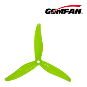 Gemfan Hurricane 51377 MAX 5,1 Zoll 3-Blatt Neon Yellow (2CW+2CCW) – Produktbild 1