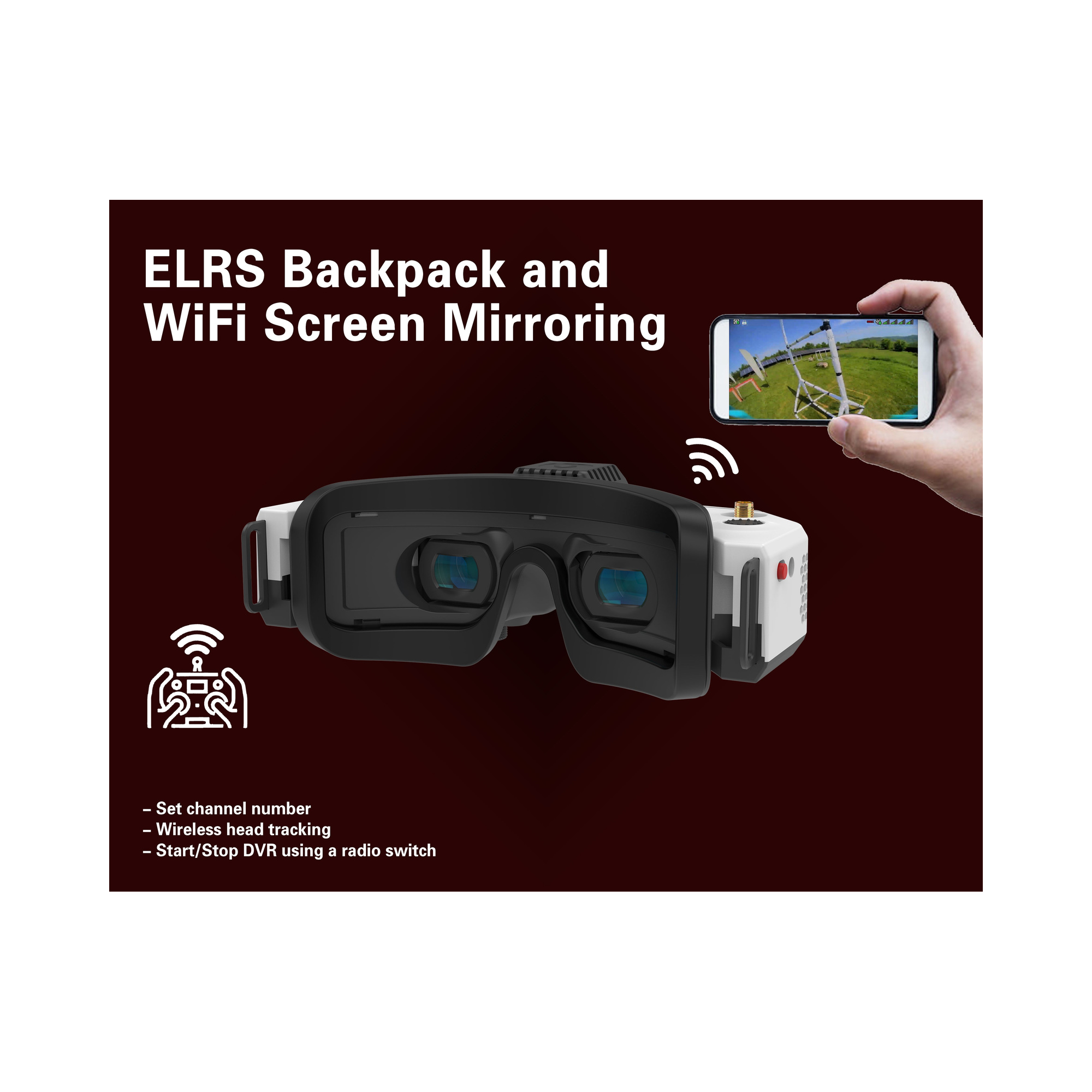 HDZero Goggle 2 – Weiss – Detailansicht 8
