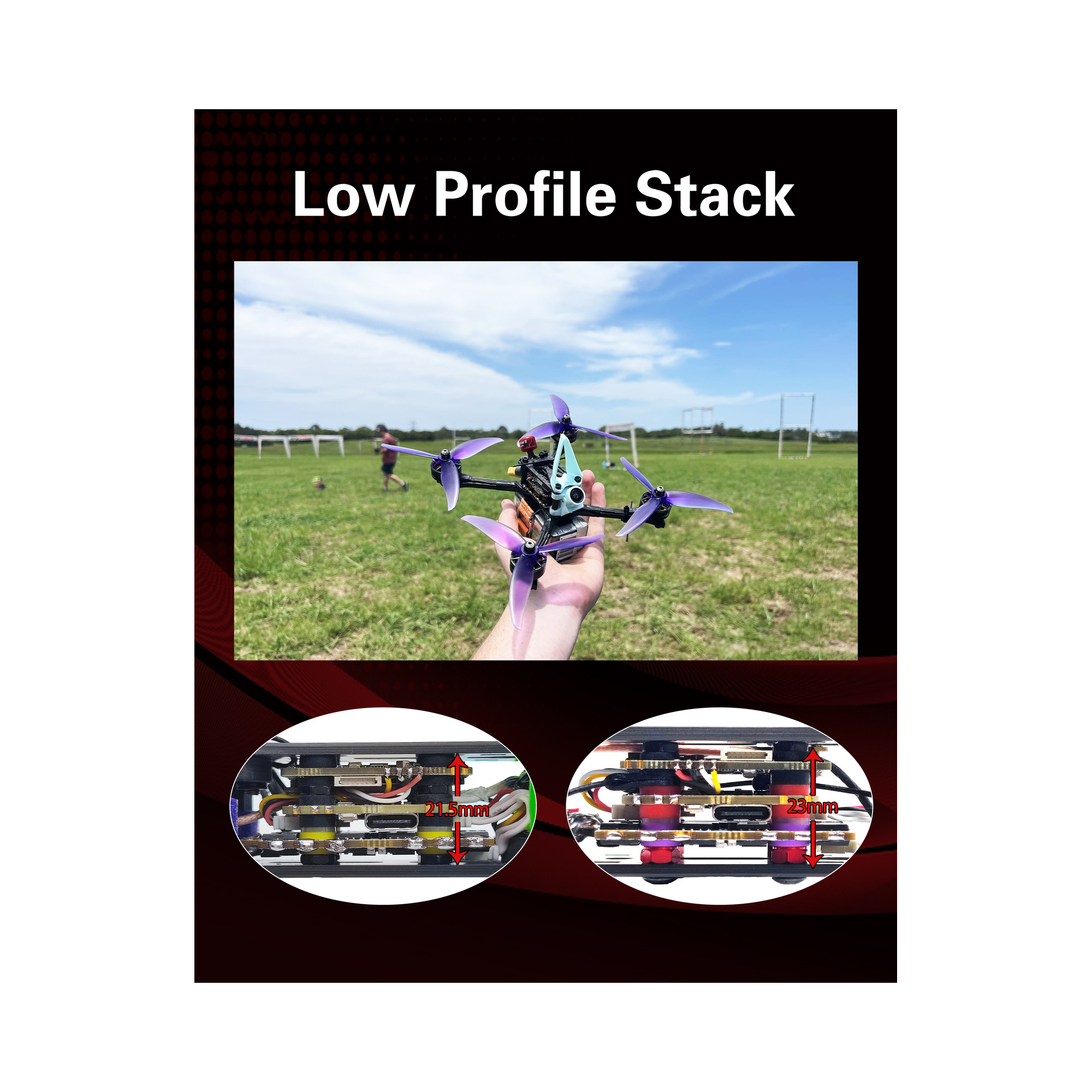 HDZero Halo Stack – ICM42688 / AM32 – Detailansicht 4