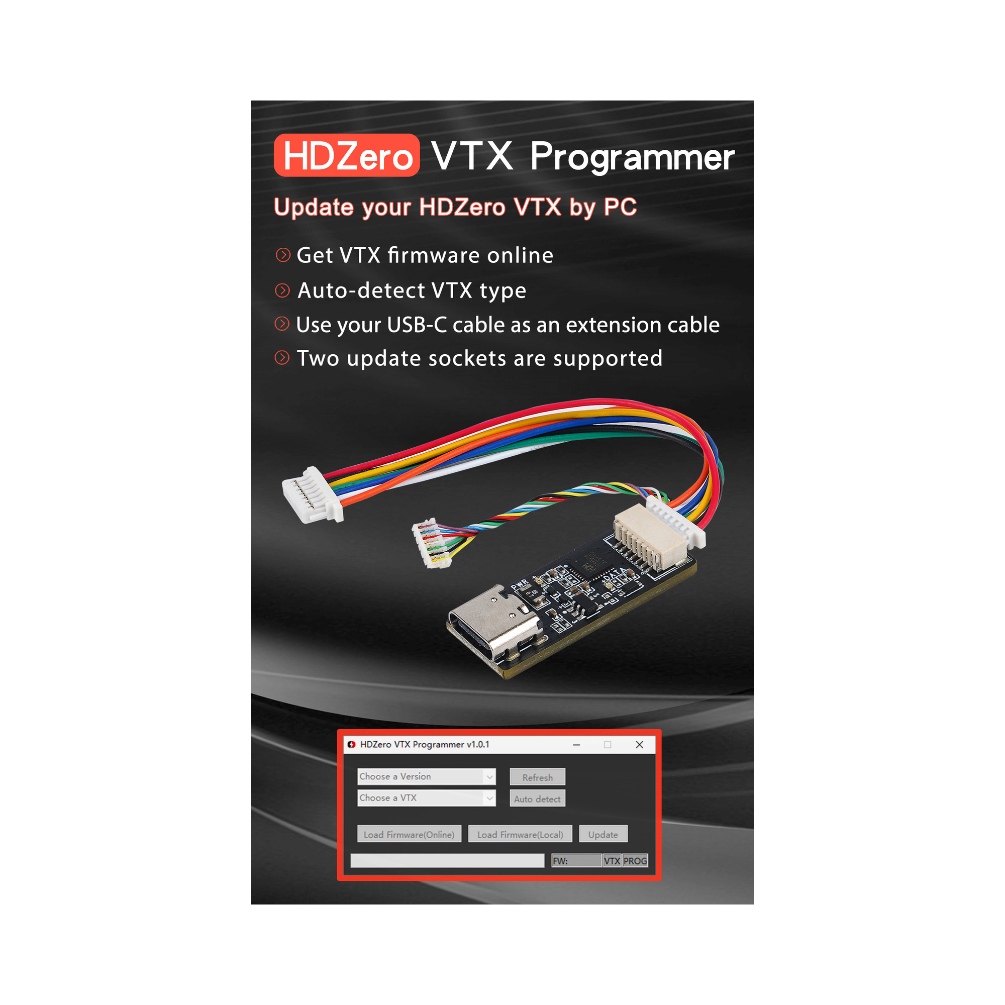 HDZero VTX Programmer – Detailansicht 2