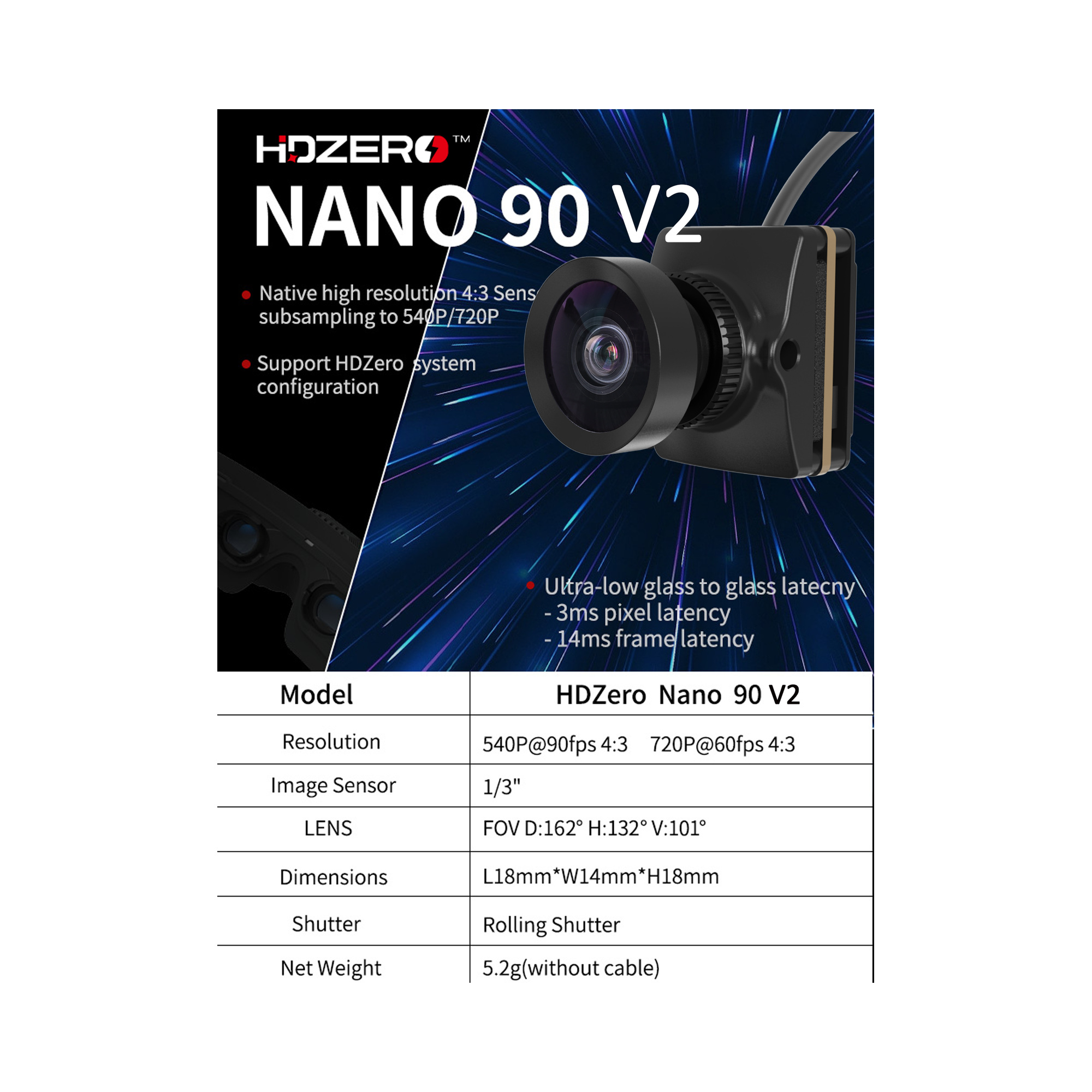 RunCam HDZero Nano 90 V2 – Detailansicht 2