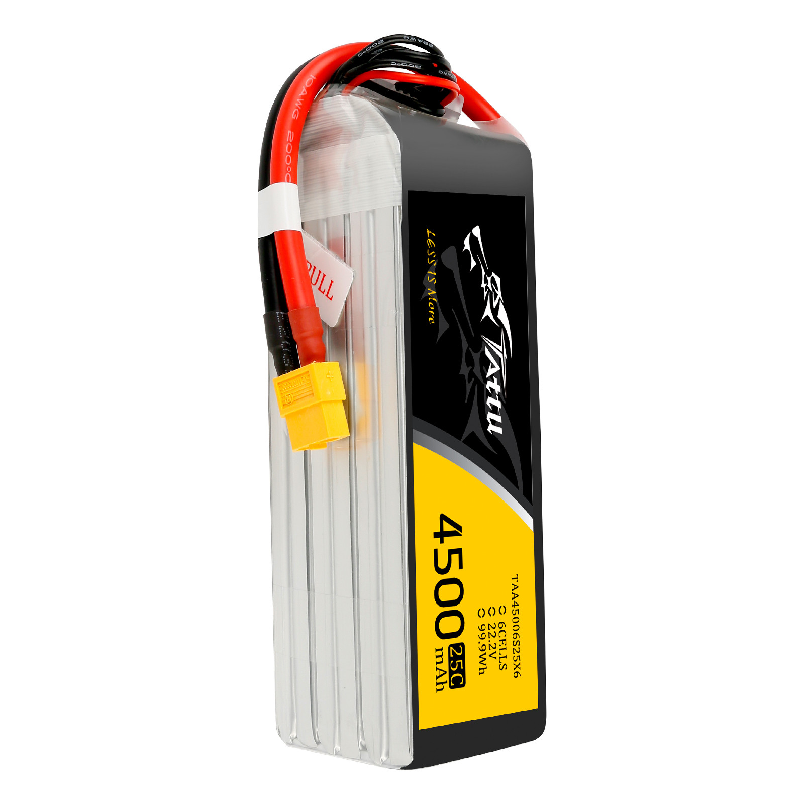 Tattu G-Tech 4500mAh 22.2V 6S 25C LiPo-Akku mit XT60 – Ansicht 4