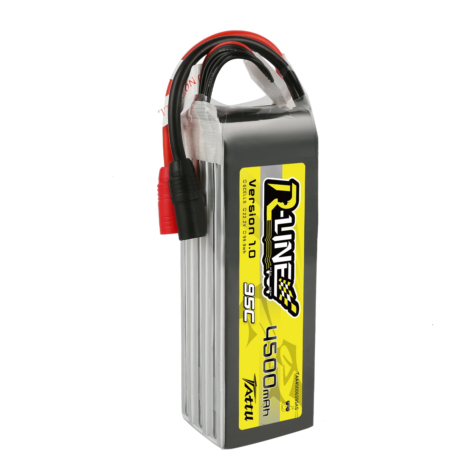 Tattu R-Line Version 1.0 4500mAh 22.2V 6S 95C LiPo-Akku mit AS150 – Ansicht 4