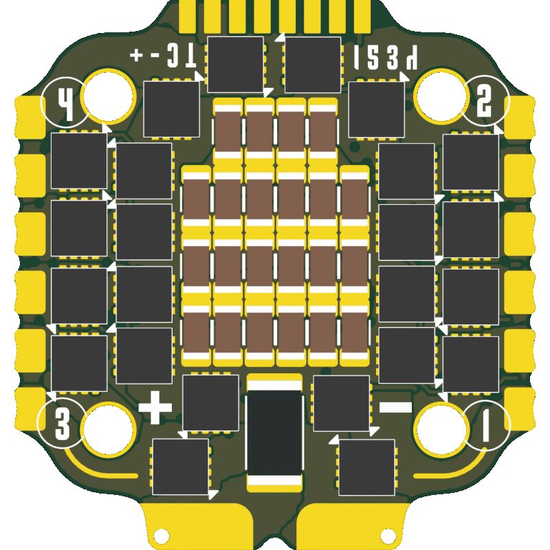 OpenESC 20x20 – Platinenaufbau