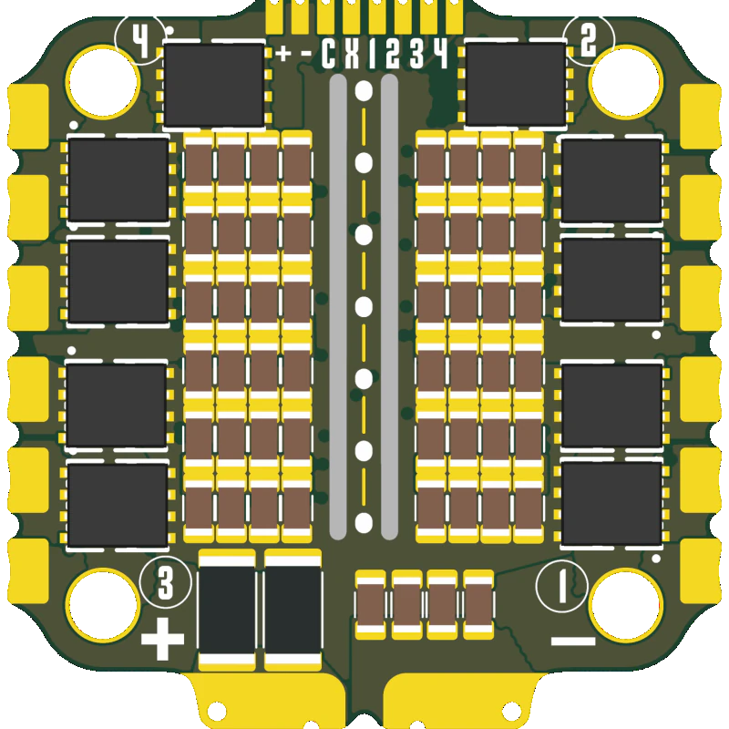 OpenESC 30x30 – Platinenaufbau